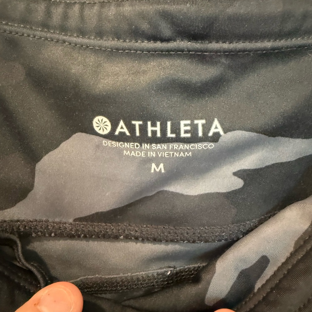 Athleta Black and Gray Camo Leggings - Picture 2 of 7
